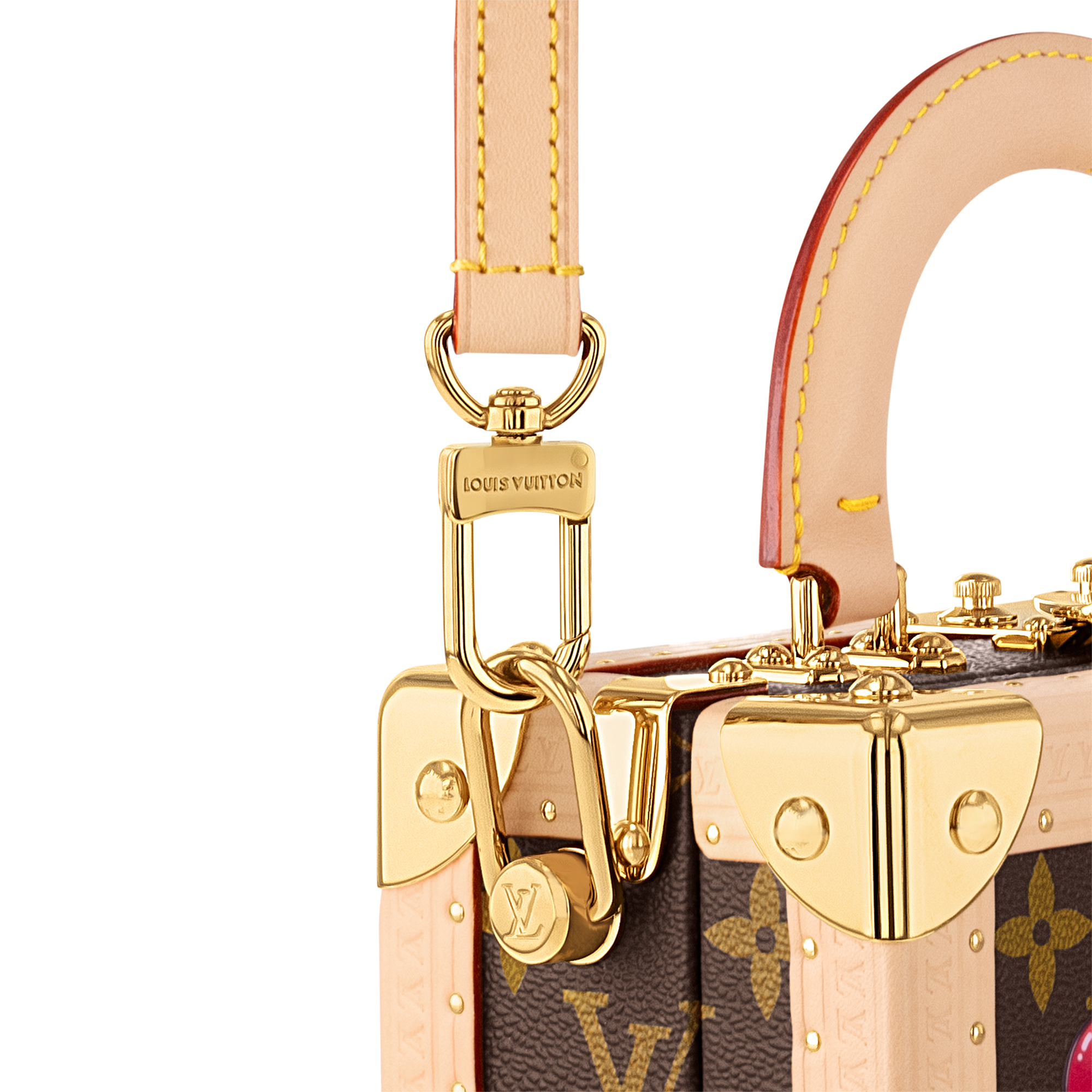 LV x TM Mini Square Trunk Cherry Other Monogram Canvas - Trunks